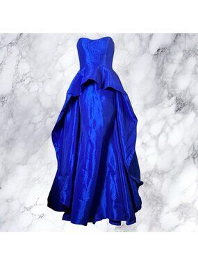 Mac Duggal Fit and Flare Gown in Royal Blue